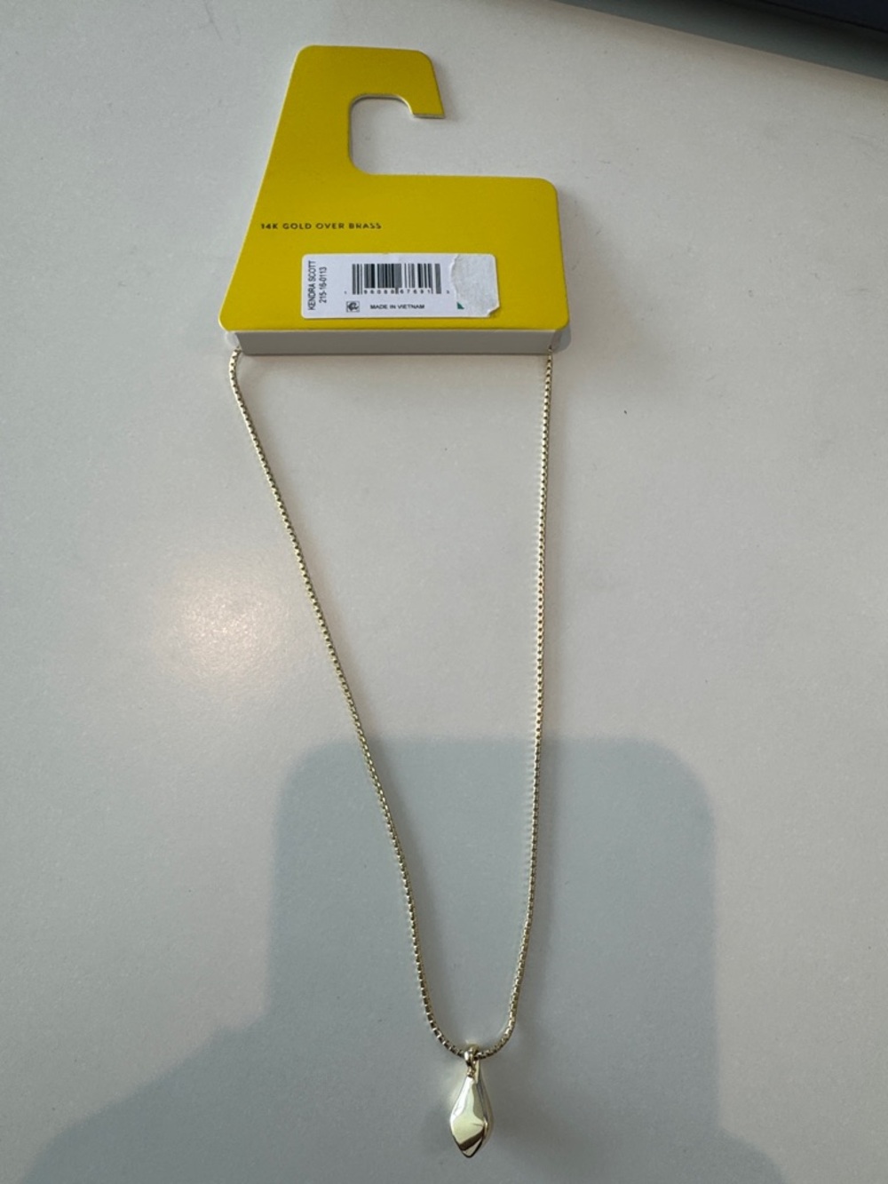 Kendra Scott pendant necklace 14k Gold over Brass - Picture 3 of 6